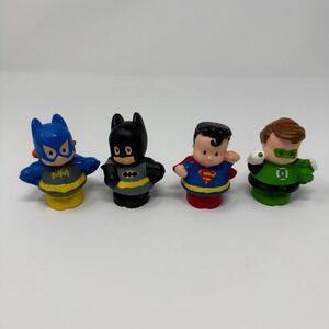 Little people super heroes lot Batman Superman green lantern